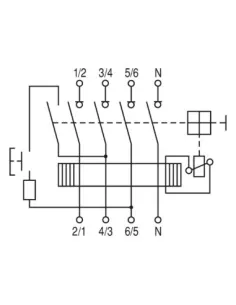 Fp4100//300-dif p 4p tipo ac 0.3a 100a 4m